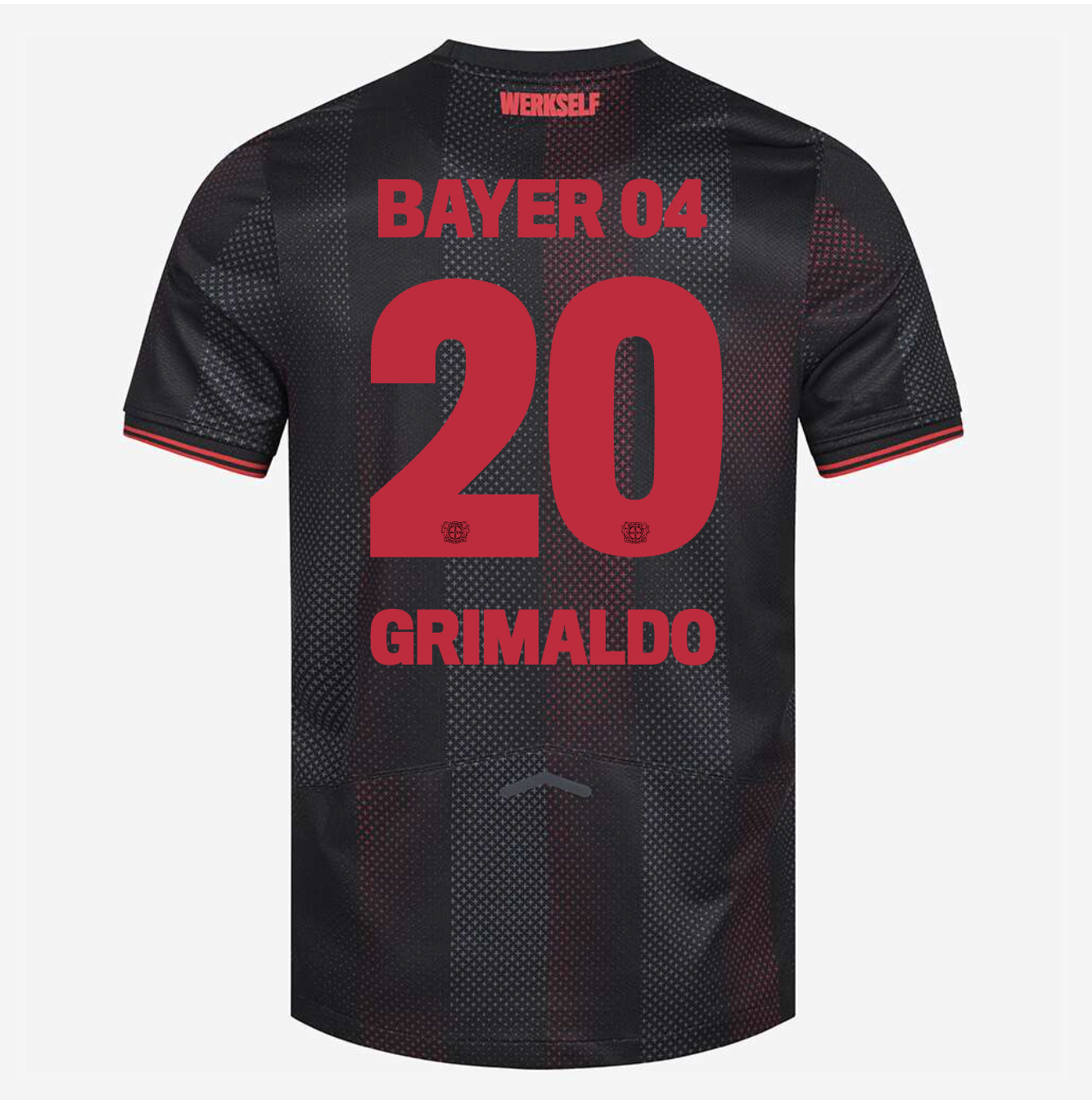 Trikot Bayer Leverkusen 25/26 Home #20 GRIMALDO