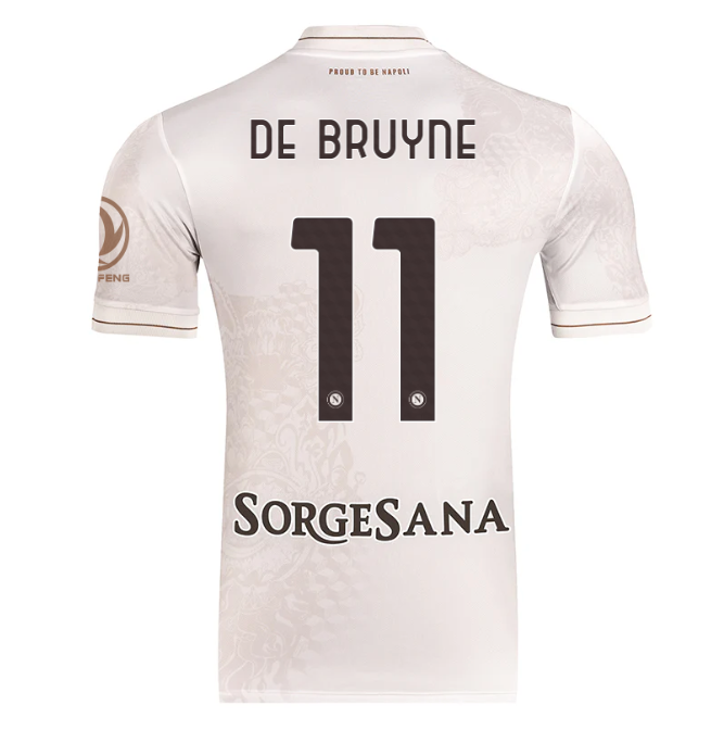 Jersey Napoli 25/26 Away #11 DE BRUYNE