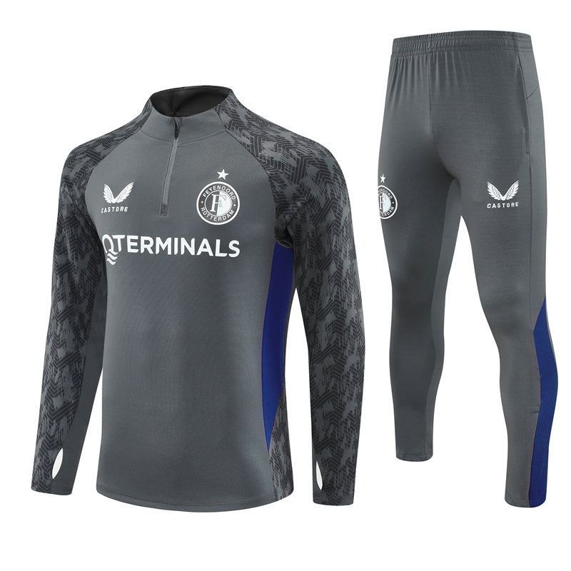 Training Suit Feyenoord Rotterdam 25/26 Gray - Winter