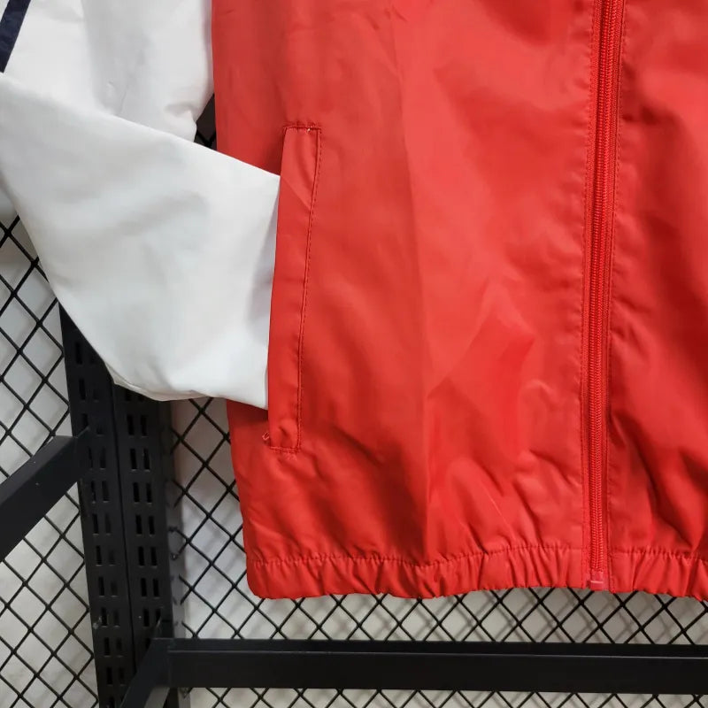 Windbreaker Bayern de Munique 24/25 - Branco e Vermelho