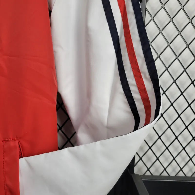 Windbreaker Flamengo 24/25 - Branco e Vermelho