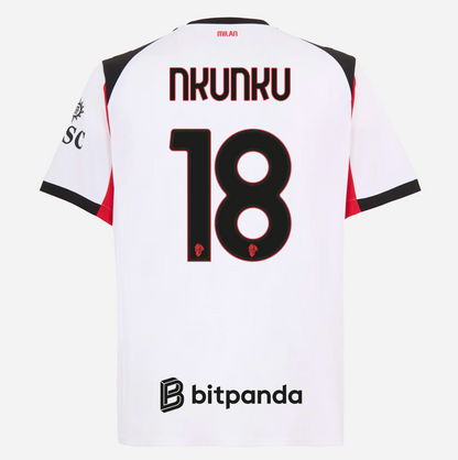 Jersey Milan 25/26 Away #18 NKUNKU