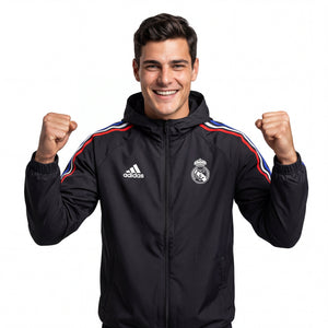 Windbreaker Real Madrid 24/25 - Black Red